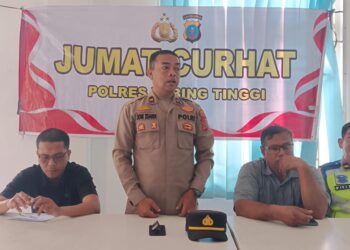 Jum’at Curhat Polres Tebingtinggi di Kantor Kelurahan Rantaulaban
