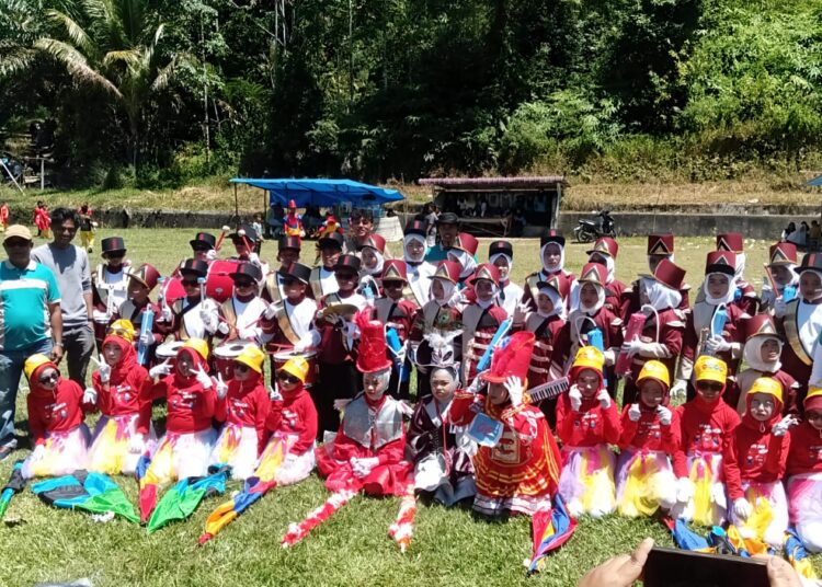 Group Drumband “Gema Nada” SDN 07 Silangempat Silalang Membahana, Eksis Ikuti Kompetisi HUT Kemerdekaan RI ke-80