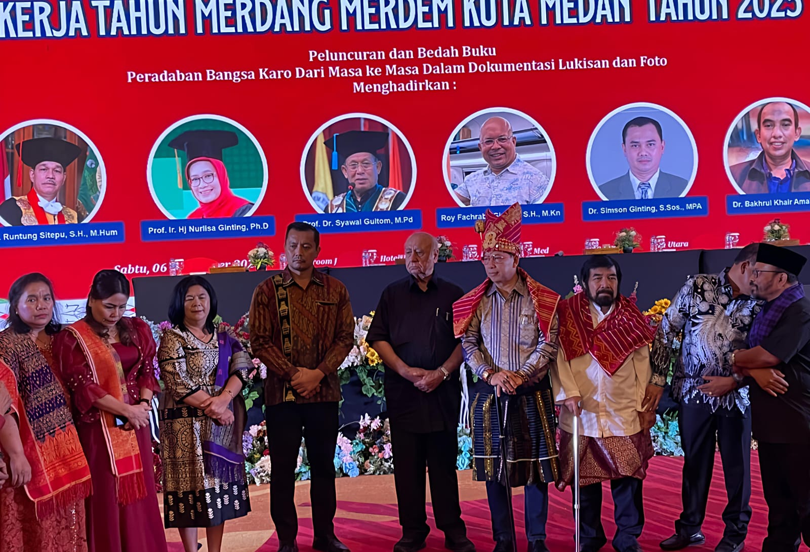 Meriah Dan Semarak Kerja Tahun Merdang Merdem Kuta Medan 2025, Dihadiri Bupati Tanah Karo Sekaligus Peluncuran Buku Bangsa Karo dari Masa Ke Masa - IMG 20250907 WA0014