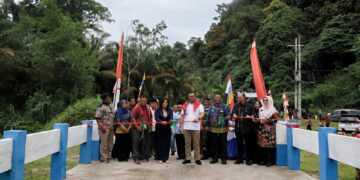 Bupati H. Asri Ludin Tambunan Resmikan Jembatan Lau Lateng Dan Canangkan Sibolangit Jadi Sentra Cabai dan Kawasan Wisata