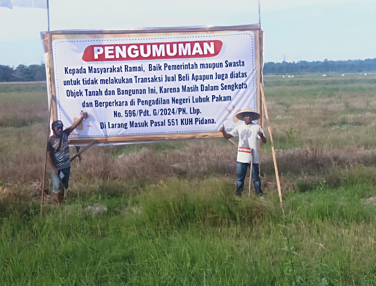 Sidang Lapangan Atas Gugatan 102 Ha Lahan Dikuasai UINSU Medan, Bisakah Keluarga Sultan Negeri Serdang Menang? - IMG 20250930 WA0001