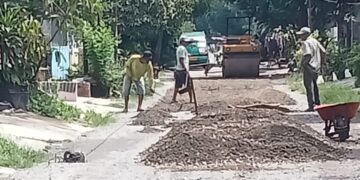 Selesai Jalan Diaspal, Warga Prumnas Mandala Ucapkan Terima Kasih Pada Bupati Asri Ludin Tambunan