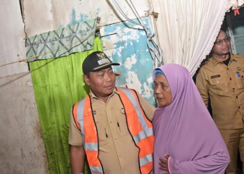 Wakil Bupati Deliserdang Lom Lom Suwondo Lakukan Peletakan Batu Pertama Pembangunan Dan Renovasi 454 RTLH Tahap Kedua