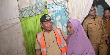 Wakil Bupati Deliserdang Lom Lom Suwondo Lakukan Peletakan Batu Pertama Pembangunan Dan Renovasi 454 RTLH Tahap Kedua