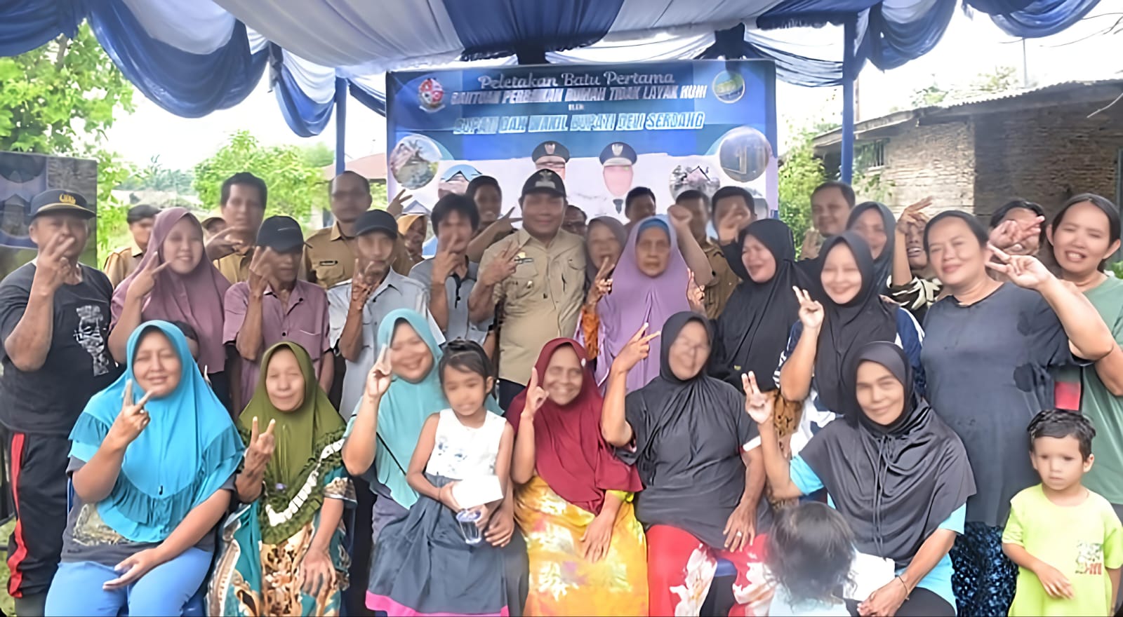 Wakil Bupati Deliserdang Lom Lom Suwondo Lakukan Peletakan Batu Pertama Pembangunan Dan Renovasi 454 RTLH Tahap Kedua - IMG 20251203 WA0004