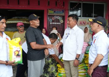 Wakil Bupati Deliserdang Lom Lom Suwondo Salurkan Bantuan Untuk Warga Terdampak Banjir, Ajak Masyarakat Segera Bangkit