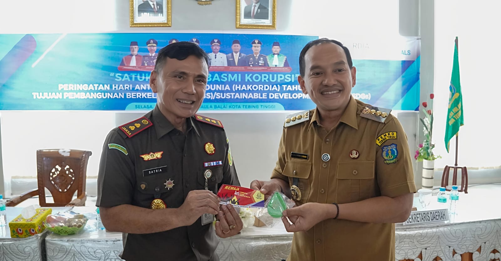 Pemko Tebingtinggi Peringati Hakordia 2025, Walikota : Empat Kriteria Penting Pedoman Pemberantasan Korupsi - IMG 20251210 WA0011