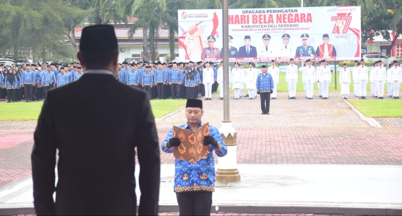 Hari Bela Negara Ke - 77 Tahun 2025, Wakil Bupati Laom Lom Suwondo : Semangat Bela Negara Merupakan Kekuatan Rakyat Menjaga Keutuhan Dan Kemajuan Bangsa - IMG 20251219 WA0103