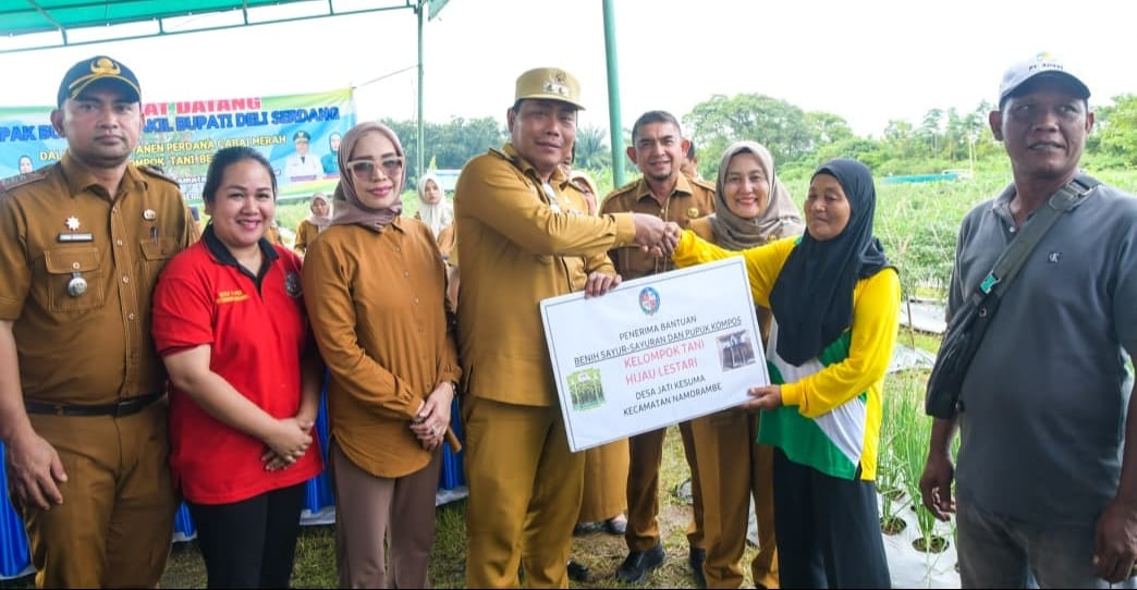 Wabup Lom Lom Suwondo : Pertanian di Kecamatan Namorambe, Deliserdang Subur - IMG 20251231 WA0026