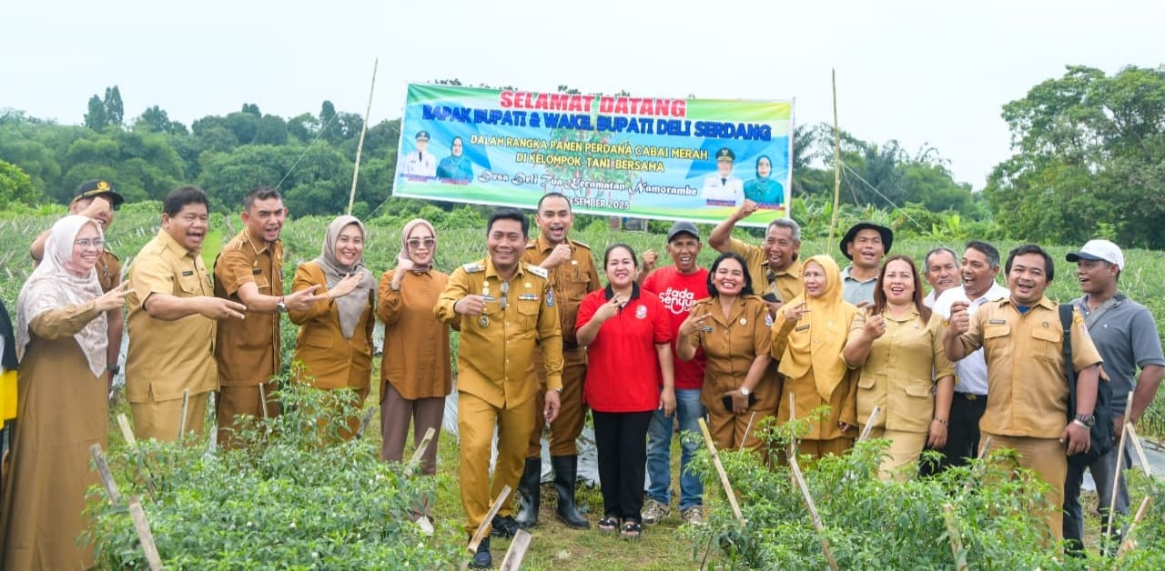 Wabup Lom Lom Suwondo : Pertanian di Kecamatan Namorambe, Deliserdang Subur - IMG 20251231 WA0027 2