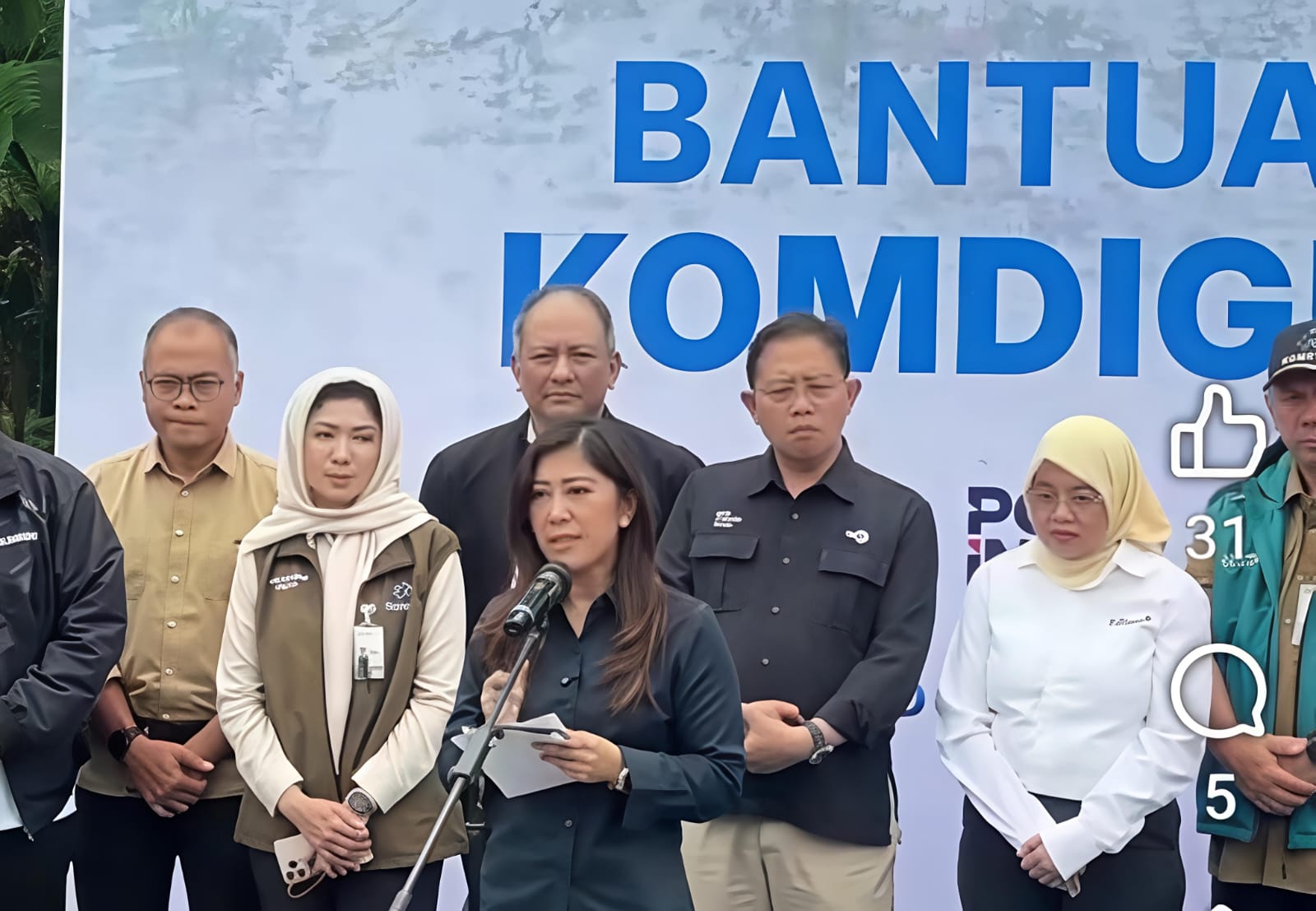 Meutya Hafid Ke Aceh Hadirkan Kebutuhan Mendasar Buat Korban Banjir Bandang - IMG 20260101 WA0007