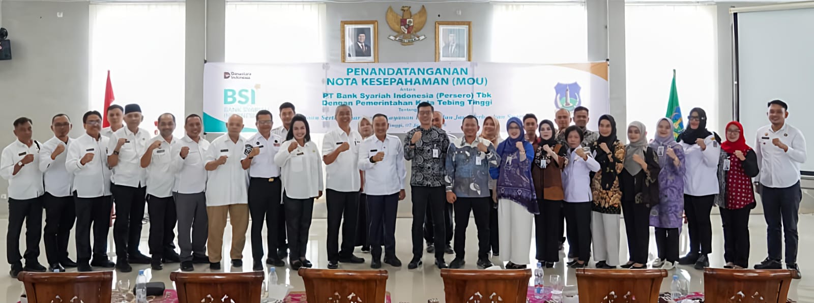 Pemko Tebingtinggi Jalin MoU Dengan Bank BSI, Ciptakan Transaksi Non Tunai Ke Arah Digitalisasi - IMG 20260108 WA0007
