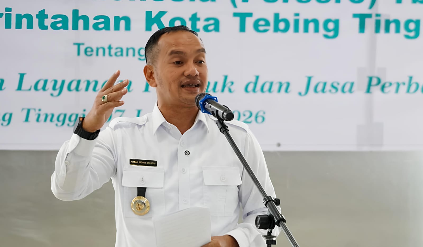 Pemko Tebingtinggi Jalin MoU Dengan Bank BSI, Ciptakan Transaksi Non Tunai Ke Arah Digitalisasi - IMG 20260108 WA0008