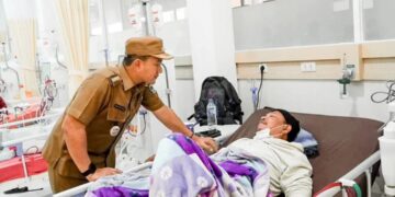 Walikota Tebingtinggi H. Iman Irdian Saragih Tekankan Pentingnya Penguatan Kerjasama Dan Refleksi Diri Pada Apel Di RSUD Kumpulan Pane