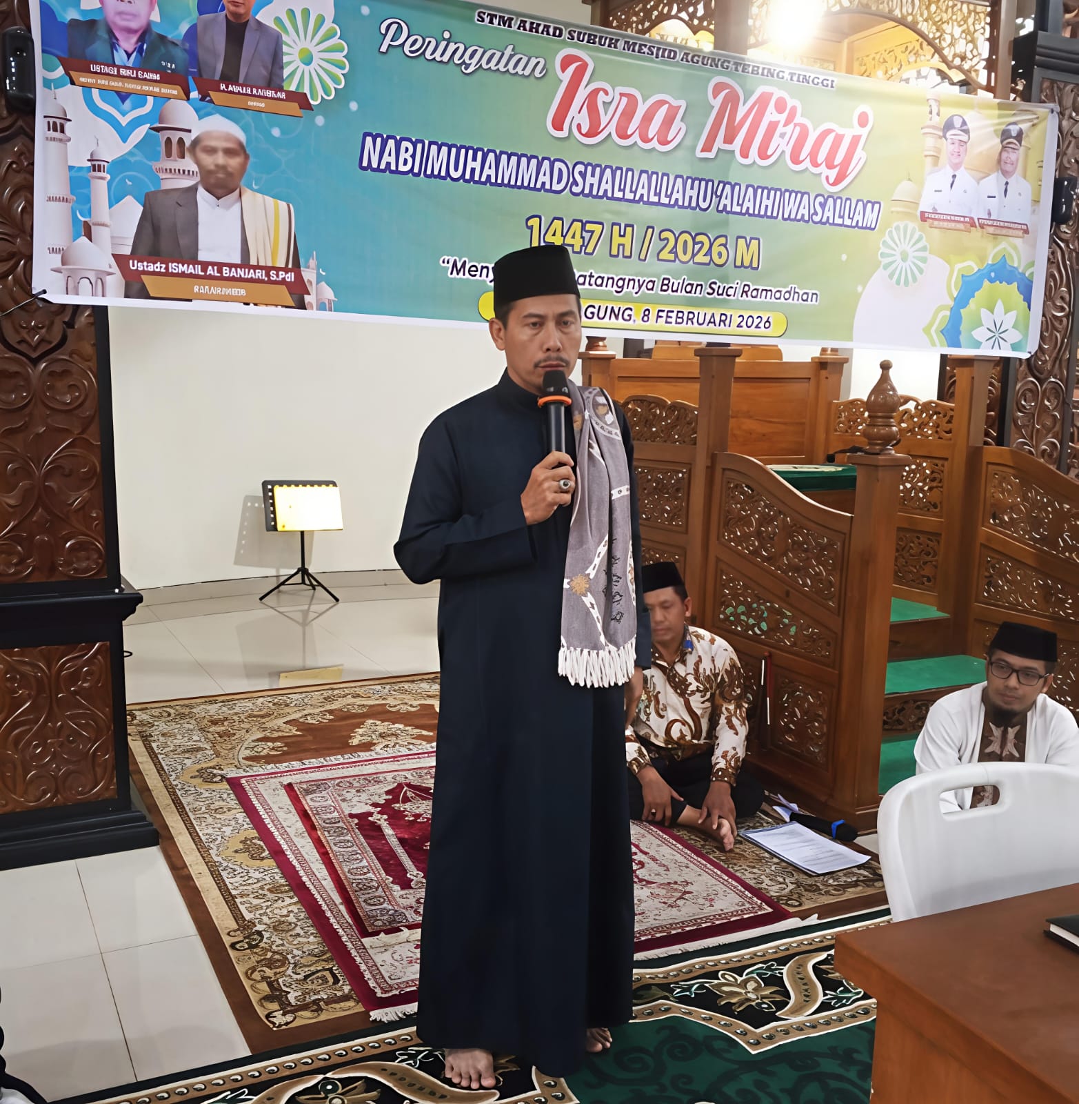 STM Ahad Subuh Masjid Agung Kota Tebingtinggi Peringati Israk Mikraj Sekaligus Penyambutan Bulan Suci Ramadhan 1447 H - IMG 20260209 WA0010