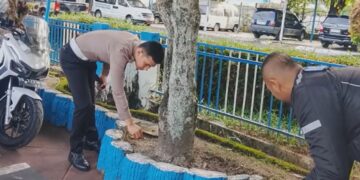 Kapolres Sibolga Gelar Kerja Bakti Di Ruangan Dan Lingkungan Kerja