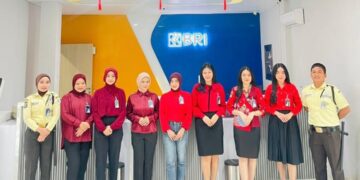 Sambut Imlek 2026 M, BRI Tebing Tinggi Kenakan Busana Nuansa Merah.