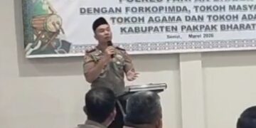 Polres PakPak Bharat Buka Puasa Bersama Forkopimda Tokoh Agama, Adat Dan Tokoh Masyarakat.
