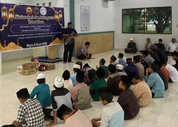 Satgaswil Sumut Densus 88 AT Polri, Gelar Buka Puasa Bersama Anak Yatim Di Rumah Yatim Dar Fathimah