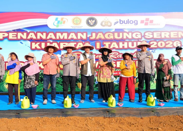 Polda Sumut Dukung Ketahanan Pangan Nasional, Ikut Tanam Jagung Kwartal I Tahun 2026