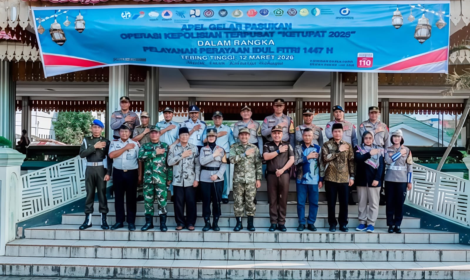 Walikota Tebingtinggi Iman Irdian Pimpin Apel Gelar Pasukan Operasi Ketupat Toba 2026, Pastikan Mudik Aman Dan Lancar - IMG 20260314 WA0010