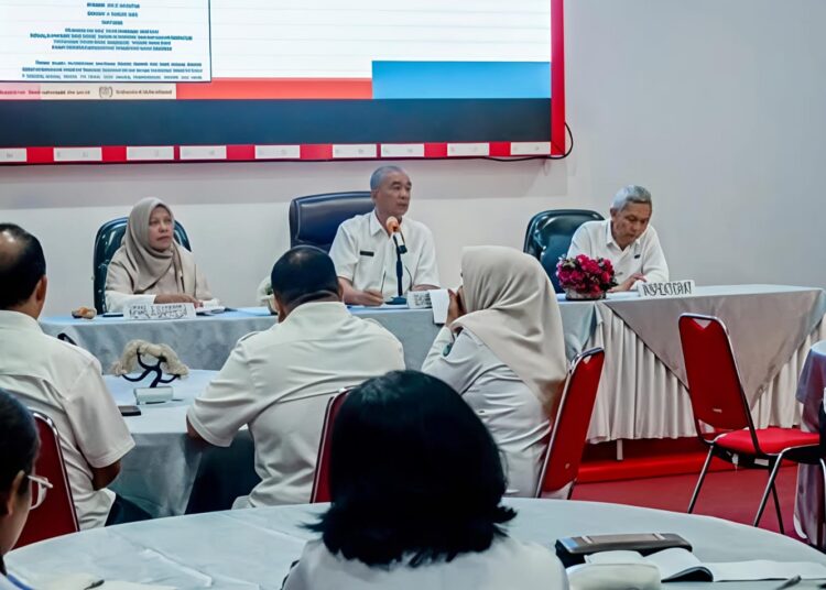 Sekdako Tebingtinggi Erwin Suheri Damanik Pimpin Rakor Sinergitas, Optimalkan Laporan PSN