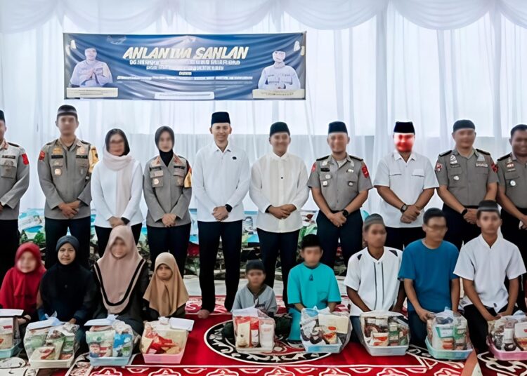 PERERAT SINERGITAS DI BULAN SUCI RAMADHAN, WALIKOTA TEBINGTINGGI HADIRI BUKA PUASA BERSAMA POLDA SUMUT DI MASJID AL HAQ DEBLOT SUNDORO