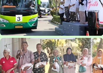 PTPN IV Palmco Berangkatkan Secara Serentak 1.160 Peserta Mudik Gratis, Di Wilayah Sumatera Dan Kalimantan, Ribuan Pensiunan Nelangsa 7 Bulan Uang Beras Belum Dibayar