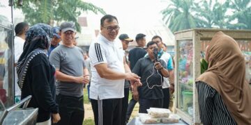 Spot Kuliner Baru Simpang Kayu Besar Tanjungmorawa, Pedagang Kini Lebih Tertata dan Nyaman