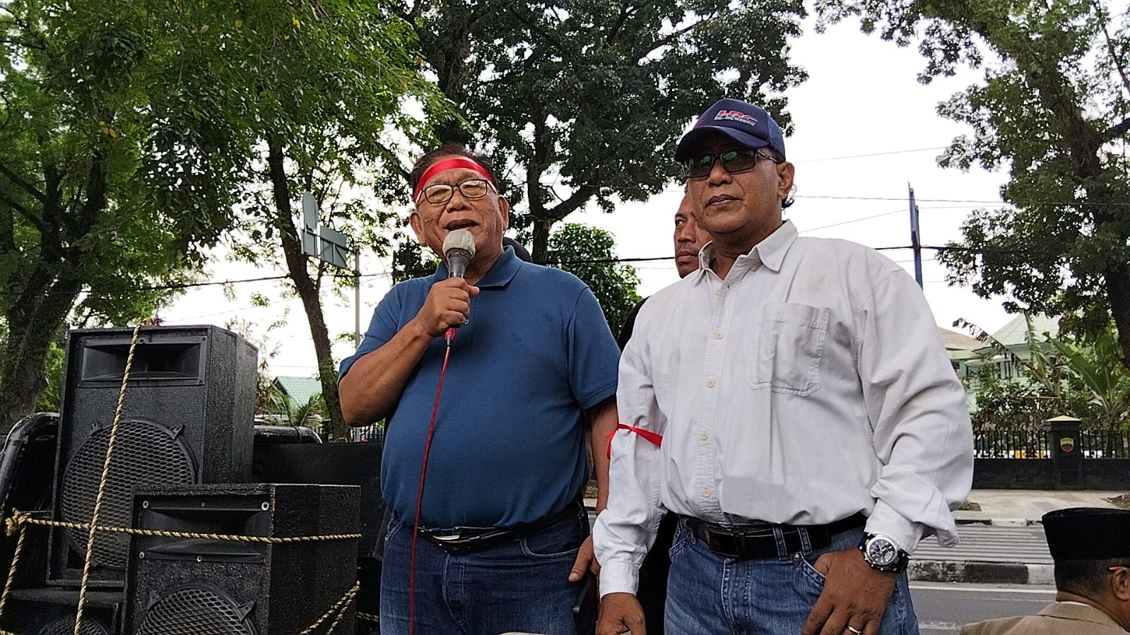 Pensiunan PTPN IV Palmco Unjukrasa Tuntut Uang Beras Di Kanpus Regional 2 Medan, Minta CEO DANANTARA Pecat Jatmiko - IMG 20260406 WA0002