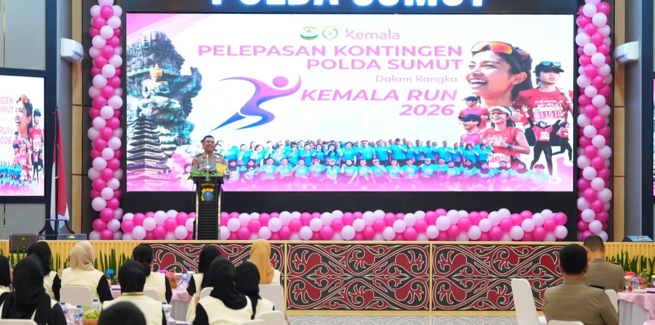 Kapolda Sumut Lepas Kontingen Kemala Run 2026 Ke Bali, Tekankan Sportivitas dan Soliditas Keluarga Besar Polri - IMG 20260415 WA0024