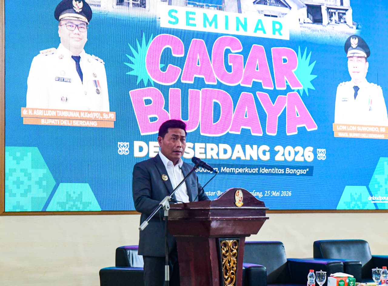 Buka Seminar Cagar Budaya, Wabup Deli Serdang Lom Lom Suwondo: Penting Dalam Menjaga Identitas Dan Jati Diri Masyarakat 3 Buka Seminar Cagar Budaya, Wabup Deli Serdang Lom Lom Suwondo: Penting Dalam Menjaga Identitas Dan Jati Diri Masyarakat - IMG 20260525 WA0050