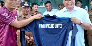 Tonton Laga Lawan Timor Leste U19, Bupati Deli Serdang Motivasi Paya Bakung United Jelang Liga 4