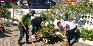 Tumbuhkan Toleransi Beragama, FPLA Deli Serdang Gelar Jumat Bersih Di Vihara Budi Abadi Lubuk Pakam.