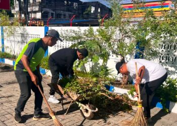 Tumbuhkan Toleransi Beragama, FPLA Deli Serdang Gelar Jumat Bersih Di Vihara Budi Abadi Lubuk Pakam