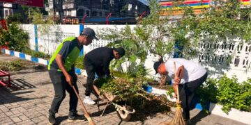 Tumbuhkan Toleransi Beragama, FPLA Deli Serdang Gelar Jumat Bersih Di Vihara Budi Abadi Lubuk Pakam