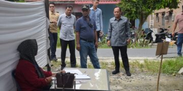 Pilkades Di Pasar VI Kuala Namu Berlangsung Tertib dan Lancar, Sekdakab Deli Serdang Dedi Maswardy Tinjau Beberapa TPS