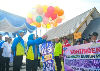 BUKA OLIMPIADE OSN TINGKAT SD DELI SERDANG, Bupati Asri Ludin : Ajang Ini Menjadi Wadah Pencarian Sekaligus Pembinaan Talenta Sejak Usia Dini