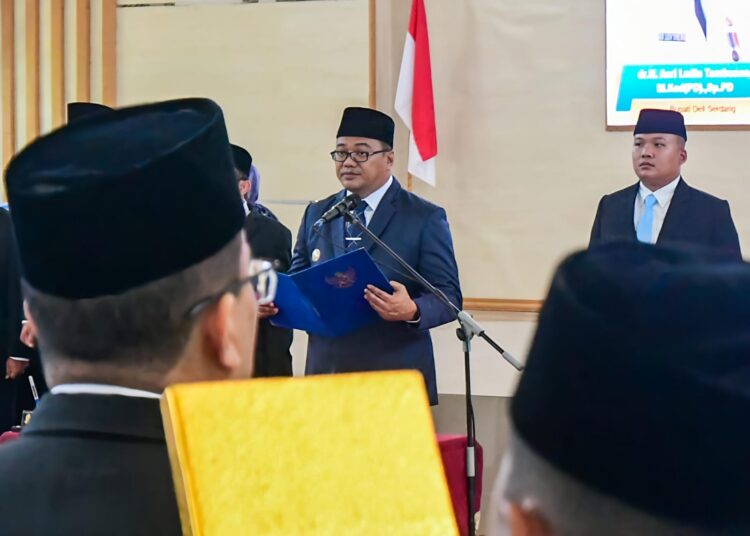 Bupati Deli Serdang Asri Ludin Tambunan Lantik 20 Pejabat, Dua Diantaranya Kepala Dinas