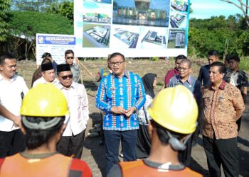 Bupati Deli Serdang Asri Ludin Tambunan Apresiasi Pembangunan Kantor Desa Marindal II, Berbasis Swadaya Masyarakat