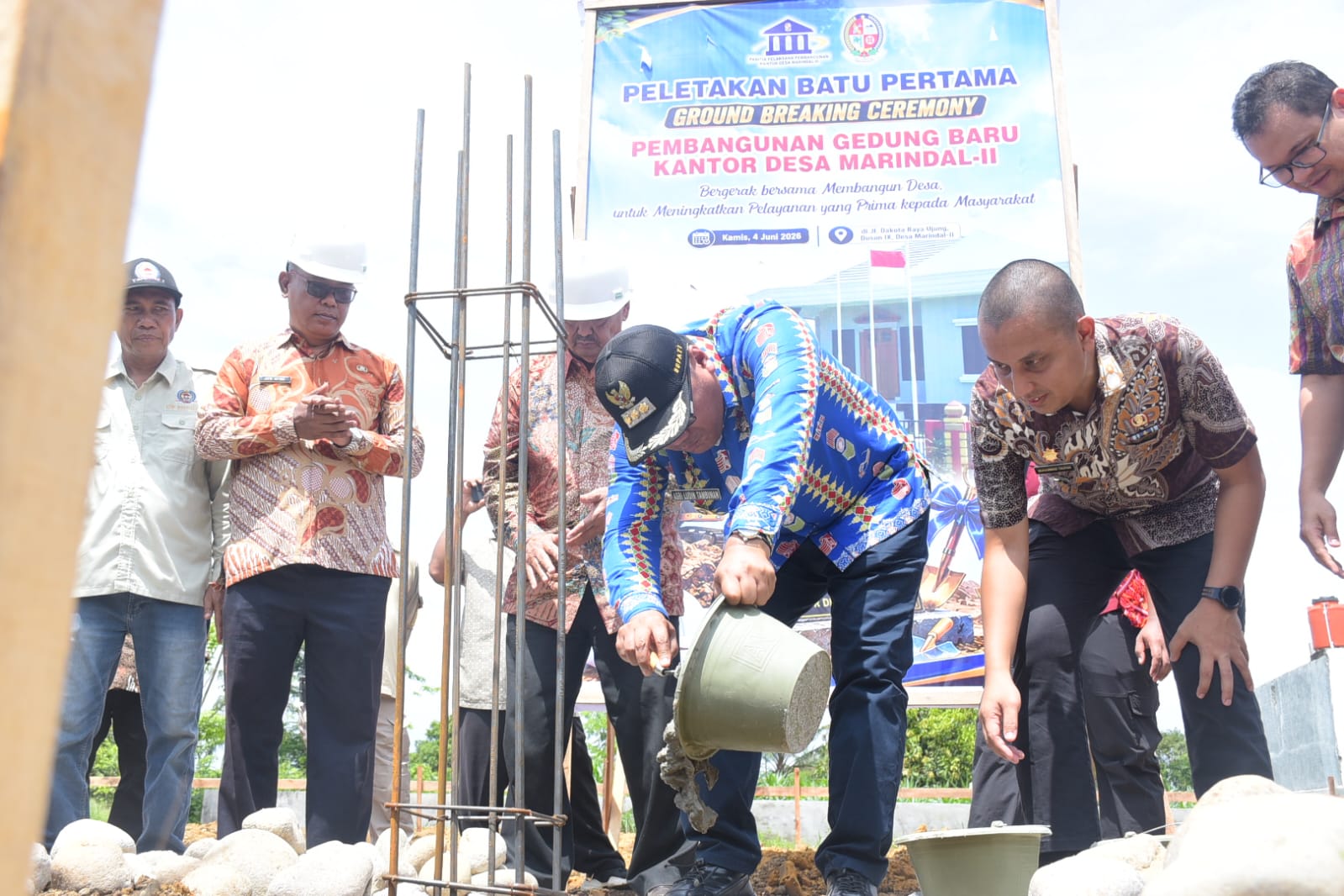 Bupati Deli Serdang Asri Ludin Tambunan Apresiasi Pembangunan Kantor Desa Marindal II, Berbasis Swadaya Masyarakat - IMG 20260604 WA0035