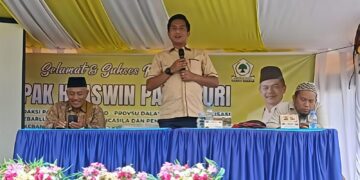 Dosen STAIN Mandailing Natal Dede Hafirman Said Menjadi Narasumber Kegiatan Wawasan Kebangsaan 4 Pilar Indonesia Di SMA Negeri I Kotanopan