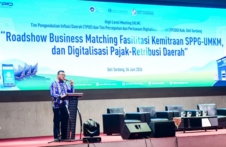 ROADSHOW BUSINESS MATCHING FASILITAS KEMITRAAN SPPG-UMKM, Bupati Deli Serdang : MBG Harus Menjadi Pengungkit Ekonomi Daerah 2 ROADSHOW BUSINESS MATCHING FASILITAS KEMITRAAN SPPG-UMKM, Bupati Deli Serdang : MBG Harus Menjadi Pengungkit Ekonomi Daerah