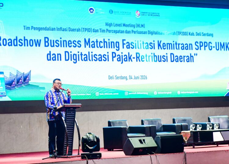 ROADSHOW BUSINESS MATCHING FASILITAS KEMITRAAN SPPG-UMKM, Bupati Deli Serdang : MBG Harus Menjadi Pengungkit Ekonomi Daerah 2 ROADSHOW BUSINESS MATCHING FASILITAS KEMITRAAN SPPG-UMKM, Bupati Deli Serdang : MBG Harus Menjadi Pengungkit Ekonomi Daerah
