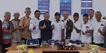Pengurus P3RI Cabang PTPN IV Palmco melakukan sosialisasi pembayaran catu beras di kebun Batang Toru