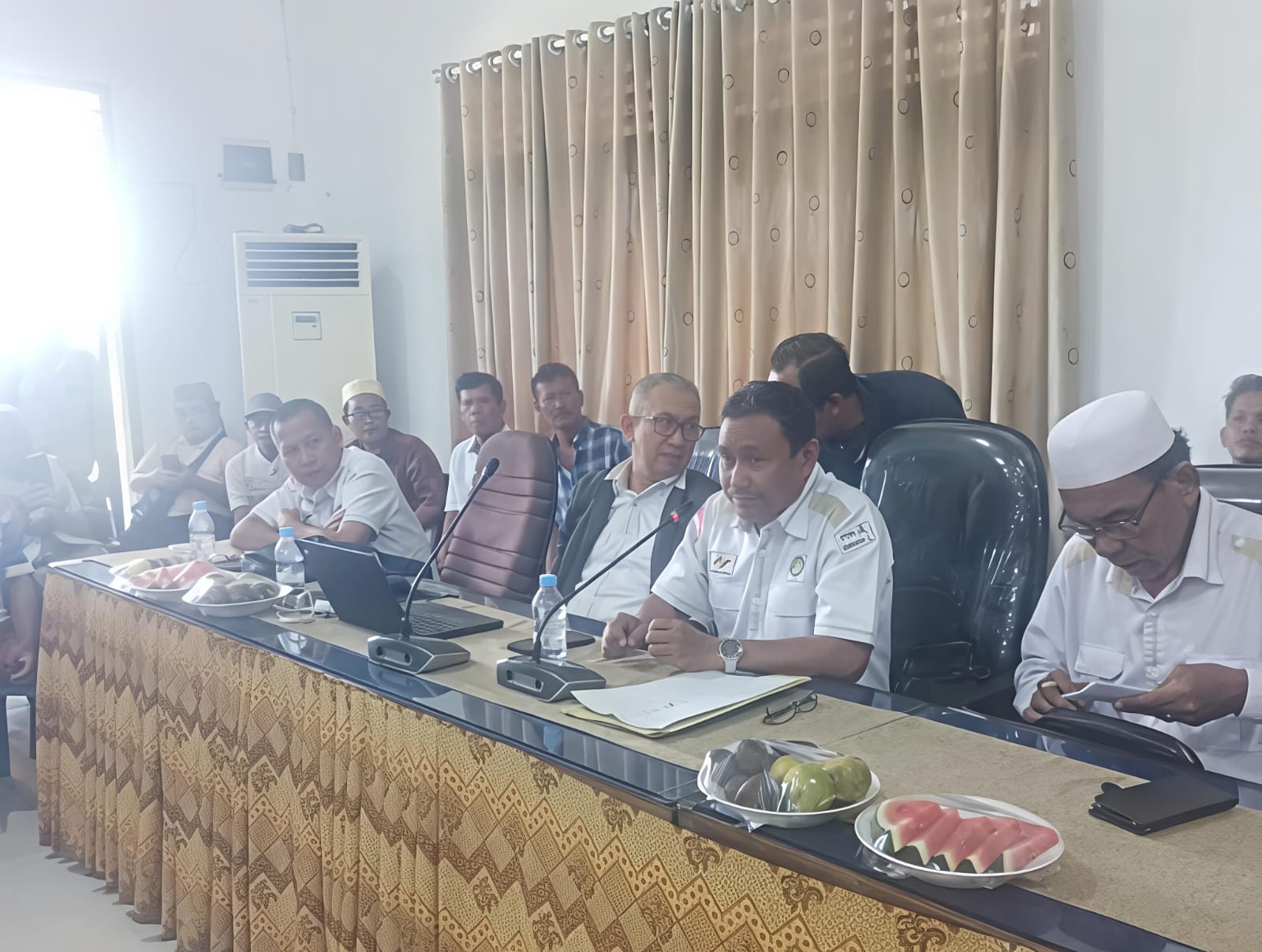 PENGURUS P3RI CABANG PTPN IV REGIONAL I MEDAN ROADSHOW KE KEBUN - KEBUN 5 Pengurus P3RI Cabang PTPN IV Palmco melakukan sosialisasi pembayaran catu beras di kebun Batang Toru