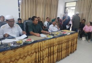PENGURUS P3RI CABANG PTPN IV REGIONAL I MEDAN ROADSHOW KE KEBUN-KEBUN 8 Pengurus P3RI Cabang PTPN IV Palmco melakukan sosialisasi pembayaran catu beras di kebun Batang Toru