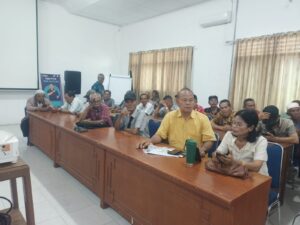 PENGURUS P3RI CABANG PTPN IV REGIONAL I MEDAN ROADSHOW KE KEBUN-KEBUN 10 Pengurus P3RI Cabang PTPN IV Palmco melakukan sosialisasi pembayaran catu beras di kebun Batang Toru