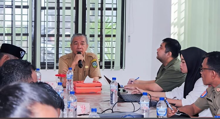 Sekdako Tebing Tinggi Erwin Suheri Damanik Pimpin Rapat TKD