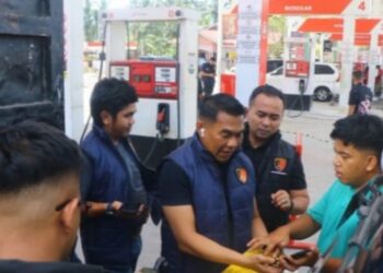 POLDA SUMBAR SIDAK SPBU DI PAYAKUMBUH DAN LIMAPULUH KOTA BERANTAS PENYALAHGUNAAN BBM BERSUBSIDI 